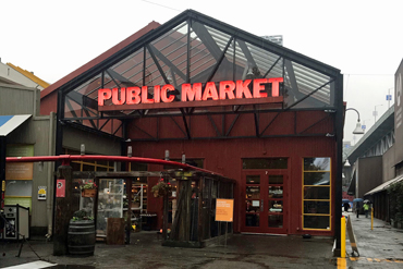 Il famoso Mercato Pubblico di Granville Island