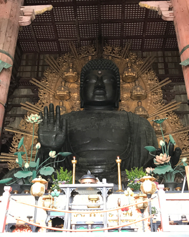 Il daibutsu (Grande Buddha) a Nara